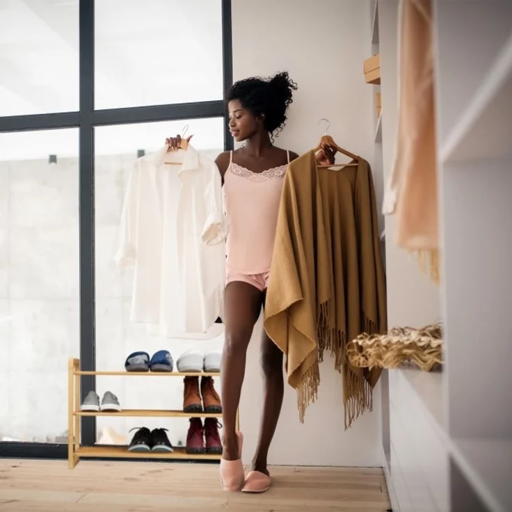 Schuhregal Bambus stapelbar – Bild 3