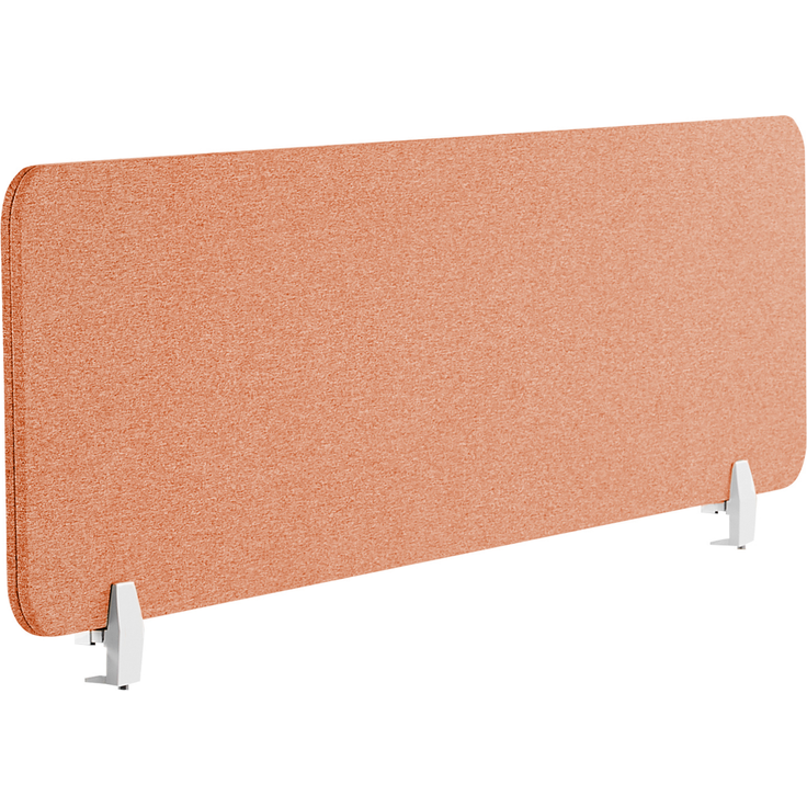 Schreibtischtrennwand WALLY 160 x 40 cm Hellrot