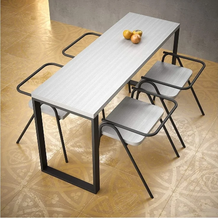 sossai® Tischgestell Stahl Tischkufen 50-70cm x 72cm in Schwarz (2-St) – Bild 2