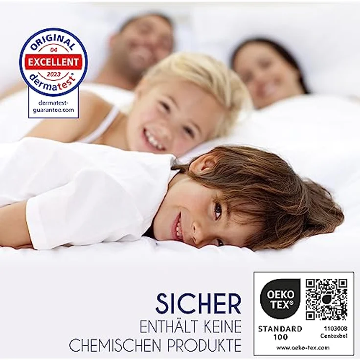 Dreamzie Matratzenschoner 90x190 cm Wasserdicht (2er-Set) Oeko-TEX Zertifiziert - Atmungsaktive Matratzenauflage Kinder – Bild 7