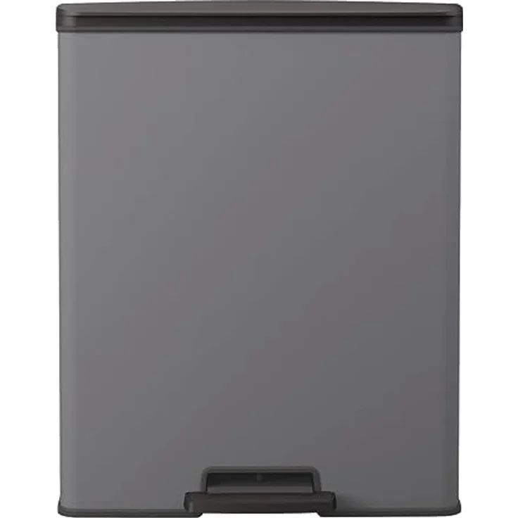 Curver Tretmülleimer Deco Rechteckig 65L Grau – Bild 3