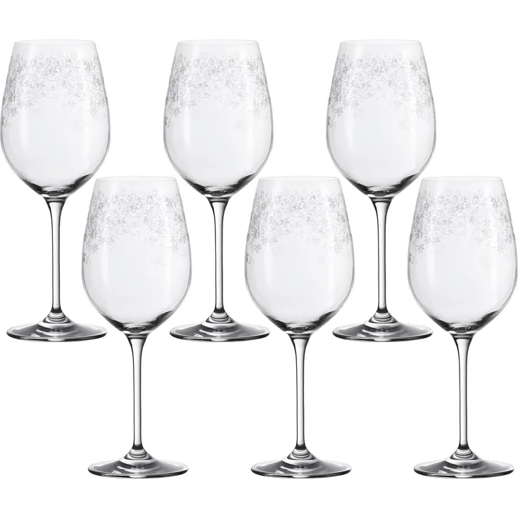Leonardo Chateau Weißweinglas 6er Set, Weinglas, Edles Glas mit Gravur, 400 ml, 35301