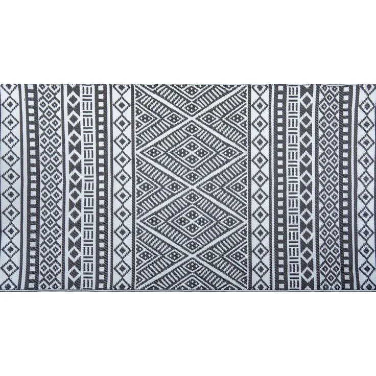 Outdoor Kunststoffteppich Scarlett 150x240 cm schwarz