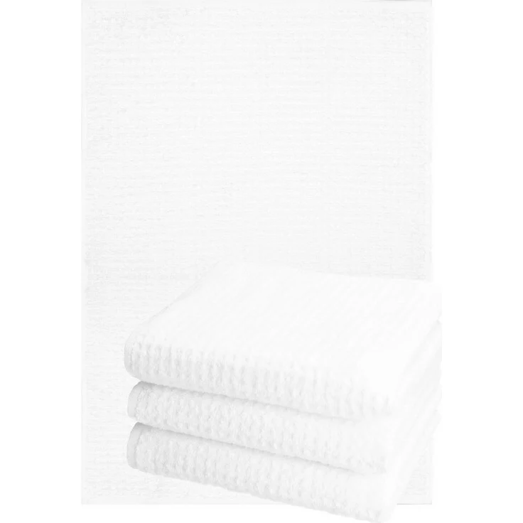 Betz Geschirrtuch 4er Set Küchenhandtücher Geschirrtücher 40x66 cm Farbe weiß, (Set, 4-tlg, 4 Küchentücher 40x66 cm), 4 Geschirrtücher Set – Bild 5