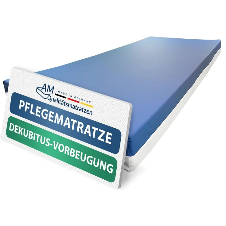 Premium Pflegematratze H2/H3, Höhe 14 cm, 90x200 cm – Bild 1