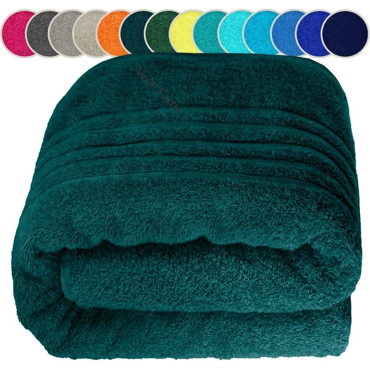 Lashuma Saunatuch XXL Handtuch London, Frottee (1-St), großes Badetuch Damen & Badehandtuch Herren 80x200 - Saunahandtuch – Bild 1