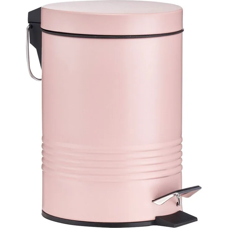 Treteimer - Rosé, Rillenoptik - 3 Liter