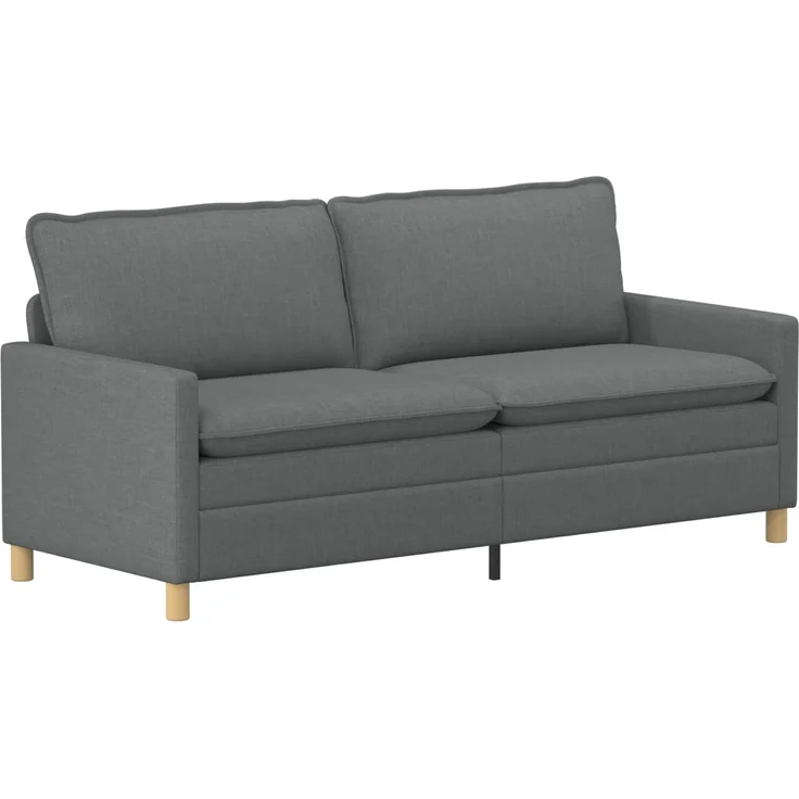 vidaXL Sofa Set 2 stk. Dunkelgrau Stoff 3417102 – Bild 3