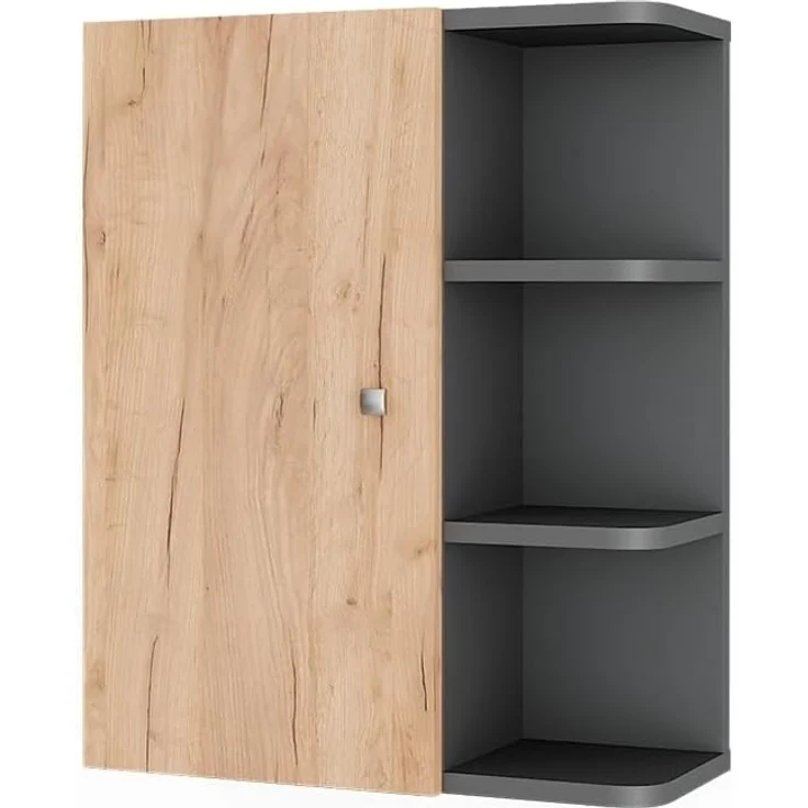 Hängeschrank Fynn Anthrazit/Goldkraft Eiche 47.2 x 59.2 cm Vicco – Bild 1