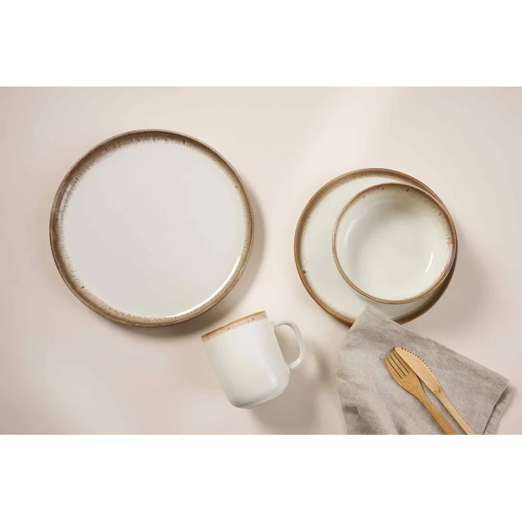 Ritzenhoff & Breker Malaga Speiseteller ø 27,5 cm 4er Set - Creme – Bild 3