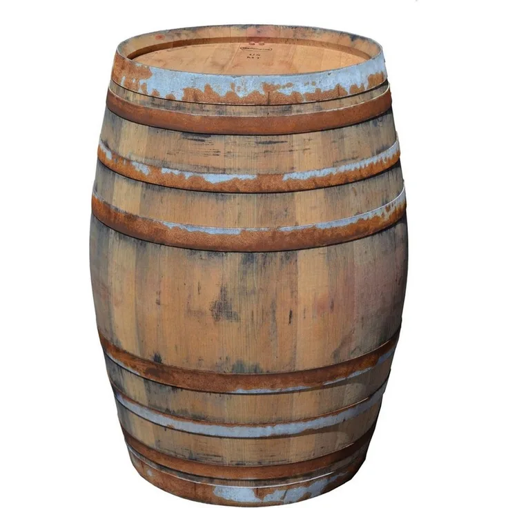 Temesso Stehtisch 225L RUSTIKALES Weinfass als Stehtisch