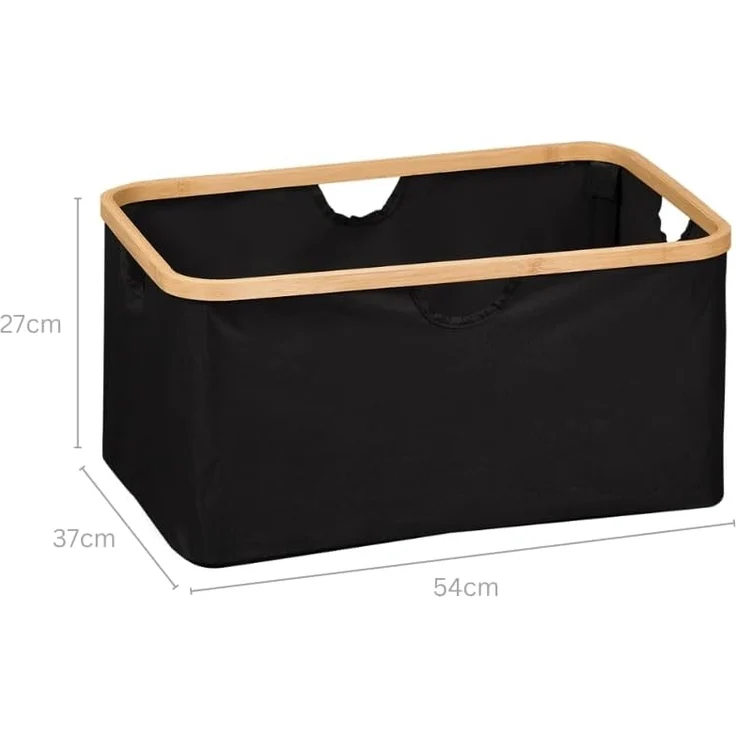 KESPER Aufbewahrungskorb aus recyceltem Polyester und Bambus / Korb – Bild 7