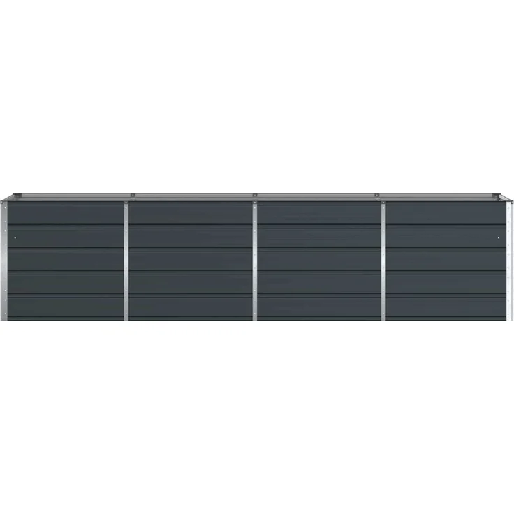 vidaXL Pflanzkübel Anthrazit 240 x 80 x 75 cm Stahl 42018197 – Bild 3