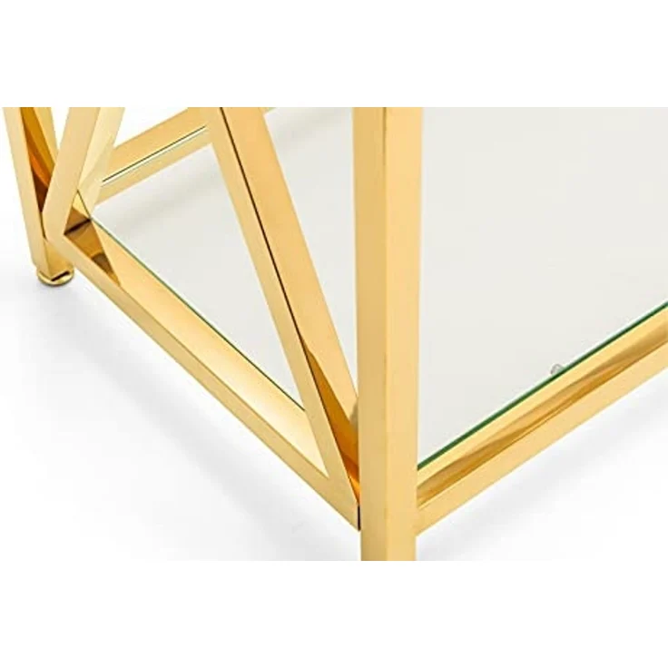 Julian Bowen Miami Konsolentisch, Gold – Bild 5