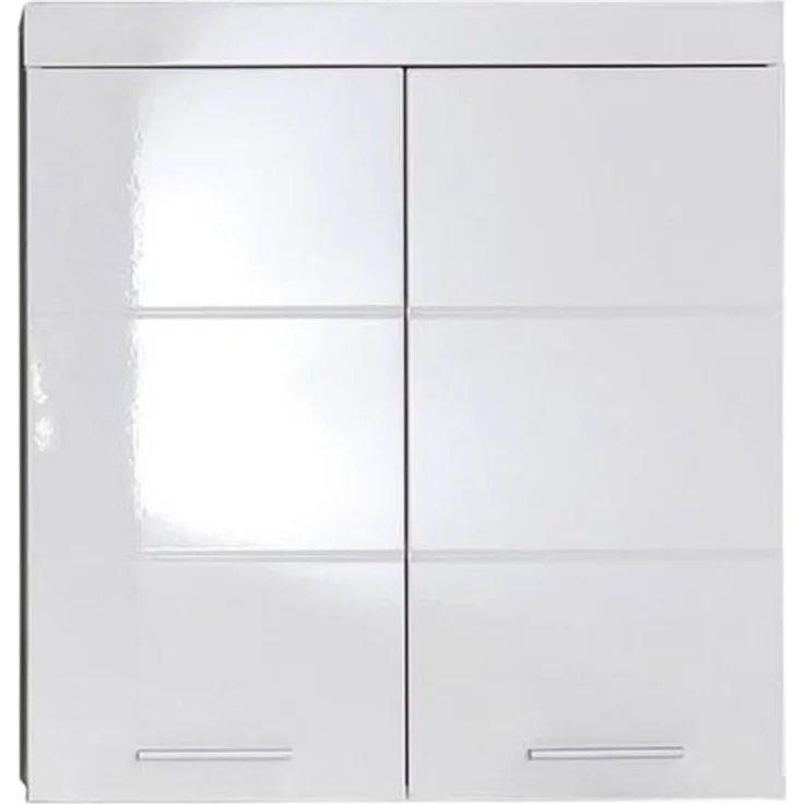 Lomadox Hängeschrank ALTENA-19 Badezimmer in Weiß Hochglanz, B/H/T: ca. 73/77/23 cm