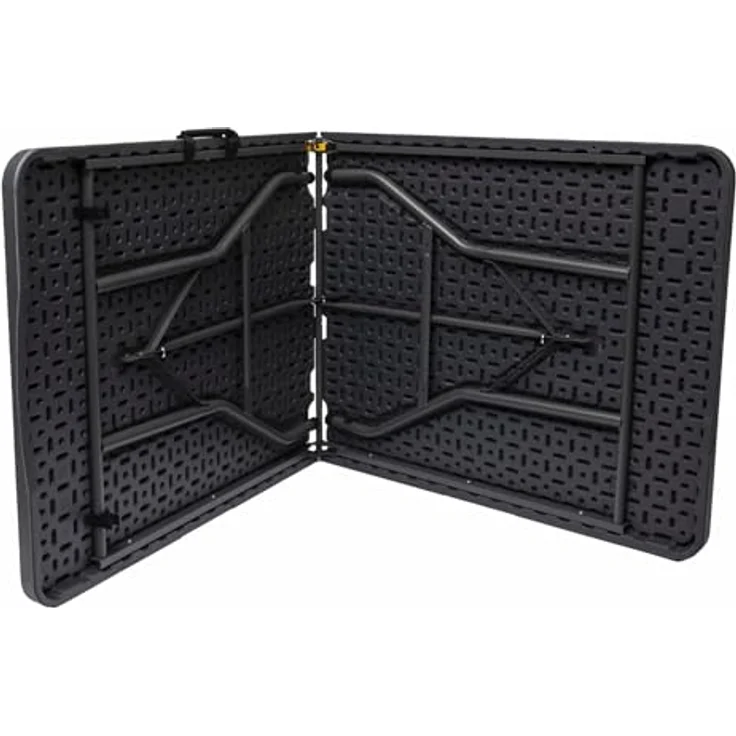 WERKA PRO Grauer rechteckiger Klapptisch 239 x 74 x 74 cm – Bild 4