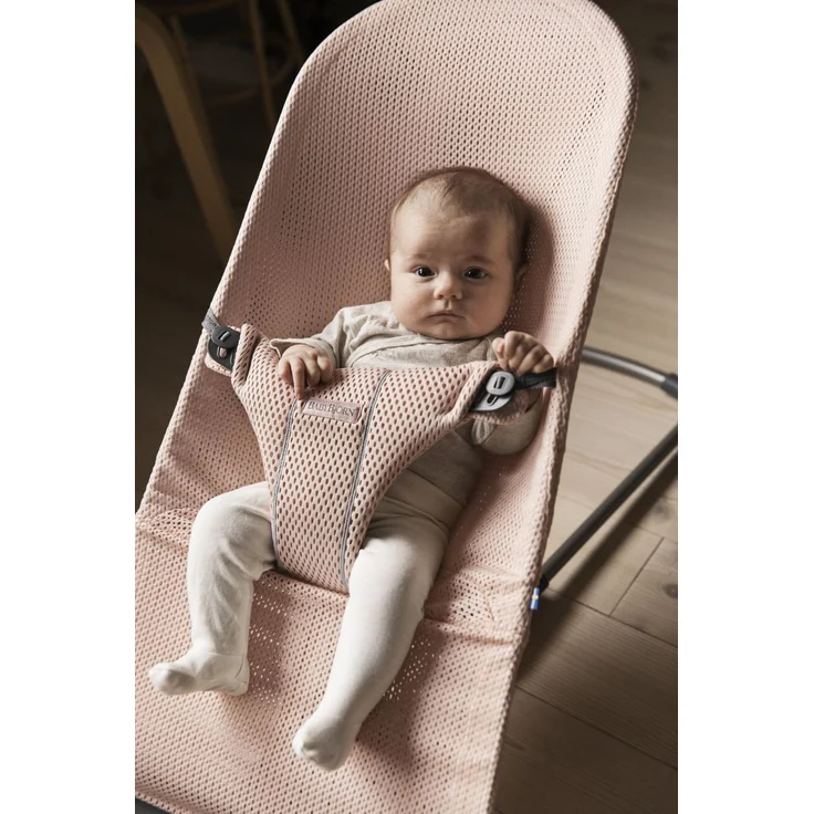 BabyBjörn Bliss Mesh Wippe Perlenrosa Rosa hell – Bild 6