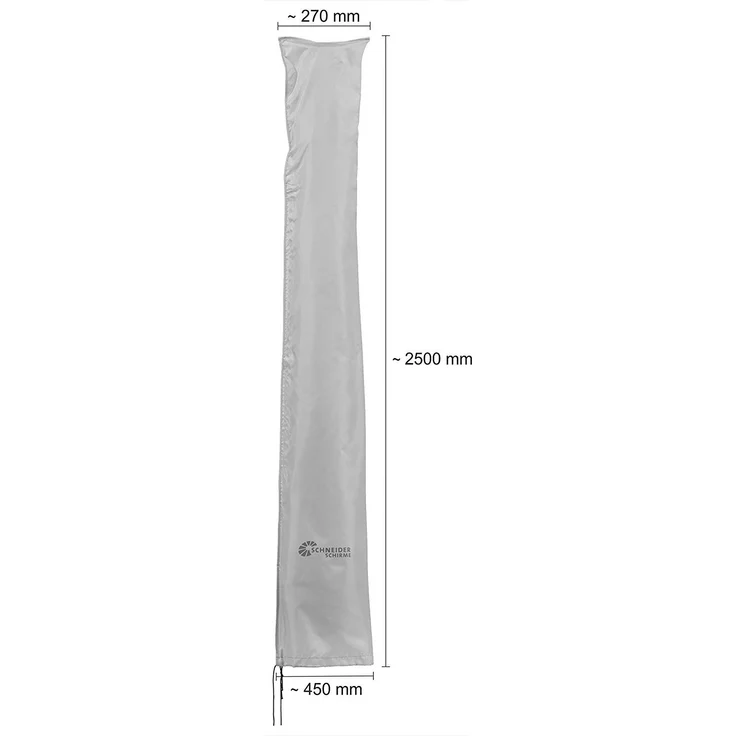 Schutzhülle bis 400 cm Schirm (mit RV und Stab) – Bild 2