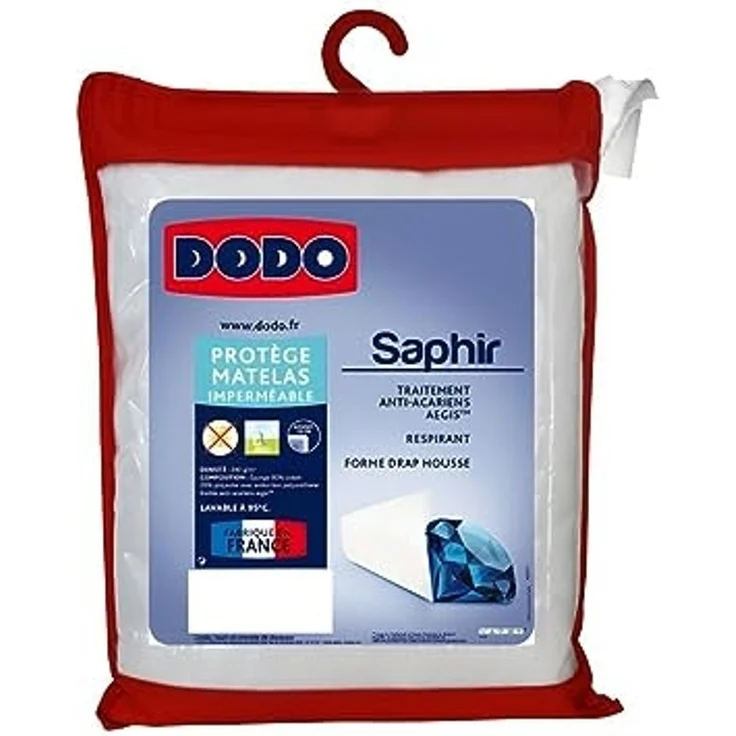 Spannbettlaken wasserfest und milbenabweisend - 140 x 190 cm - DODO von SAPHIR – Bild 3