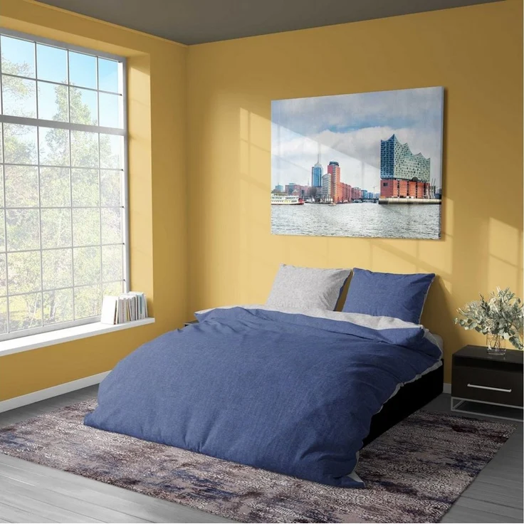 Traumschloss Bettwäsche Comfort Baumwolle, Flanell, 2 teilig, robuste, langlebige Wendebettwäsche, uni – Bild 2