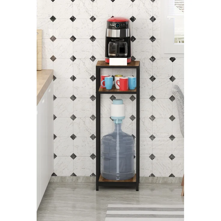 Skye Decor 'Dh Decor Brown' Küchenregal, Braun, 35 x 103 x 35 cm – Bild 2