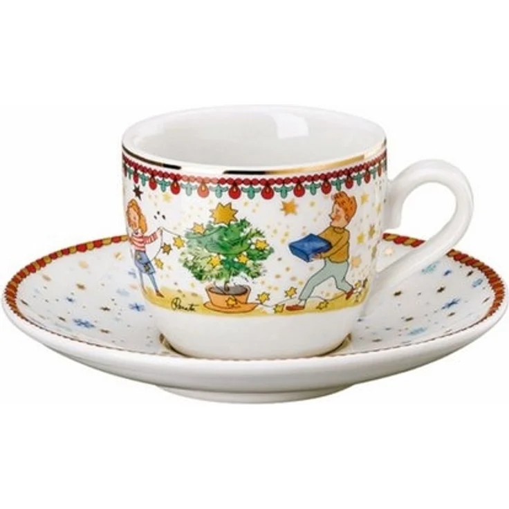 Hutschenreuther Espressotasse Sammelkollektion 2024 Weihnachtsleuchten Espressotasse 2tlg, Porzellan – Bild 3