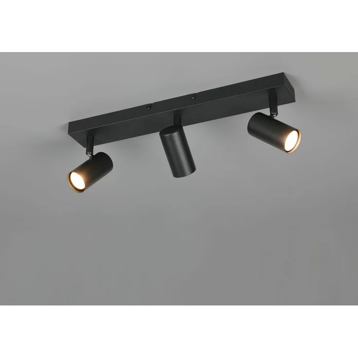 Deckenstrahler TARYN Schwarz 3-flammig, Breite 41cm – Bild 3