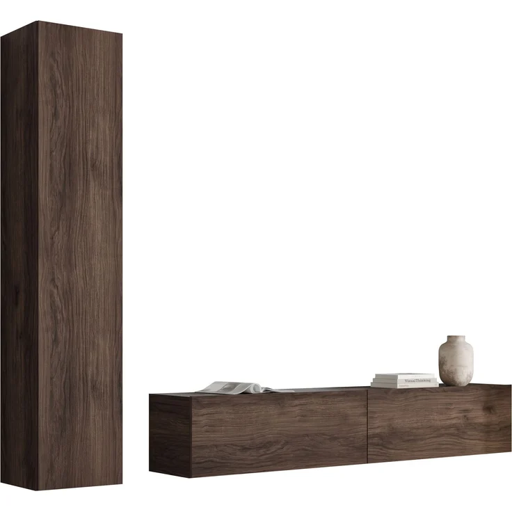Mirjan24 Wohnzimmer-Set Gevto Bis I (Farbe: Nuss Warmia) – Bild 1
