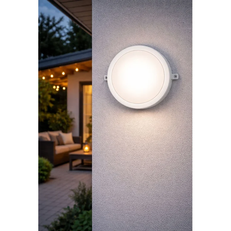 TrendLine LED-Rundleuchte weiß Ø 21 x 8 cm neutralweiß – Bild 2