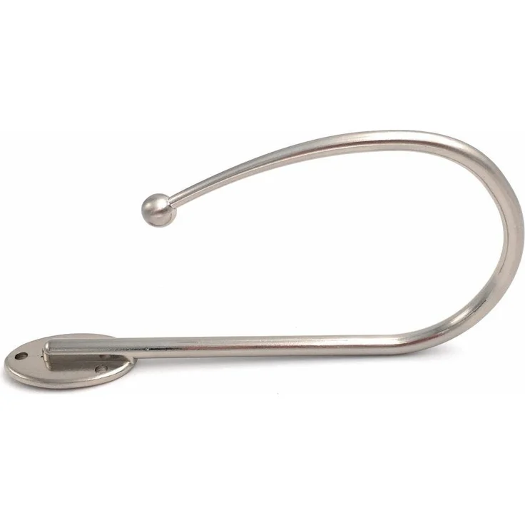 DécoProfi Raffhalter 1 Stück Raffbügel / Raffhalter für Gardinen, Zum Raffen von Gardinen und Vorhängen, (Packung, 1-tlg, inkl. Schrauben und Dübel), zum Raffen von Vorhänge – Bild 1
