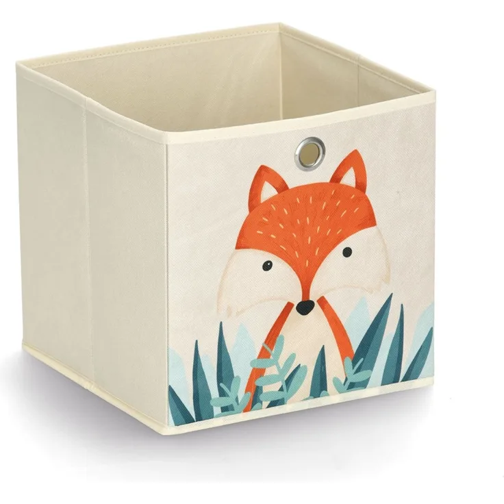 Aufbewahrungsbox Fuchs, Vlies - Beige