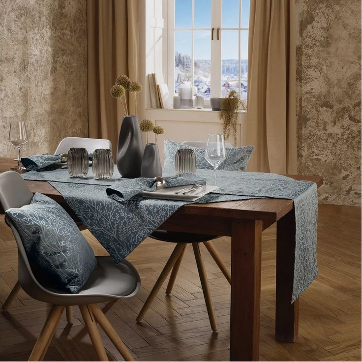 Erwin Müller Tischdecke Tischläufer "Malaga", fleckabweisend Ranke – Bild 2