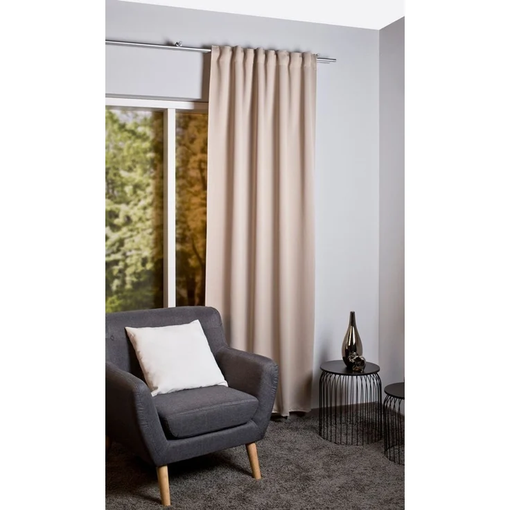 Home Basics Verdunkelungsvorhang BLACKY (1 St), Multifunktionsband, verdunkelnd, Verdunklungsschal, Multifunktionsband, Uni – Bild 1