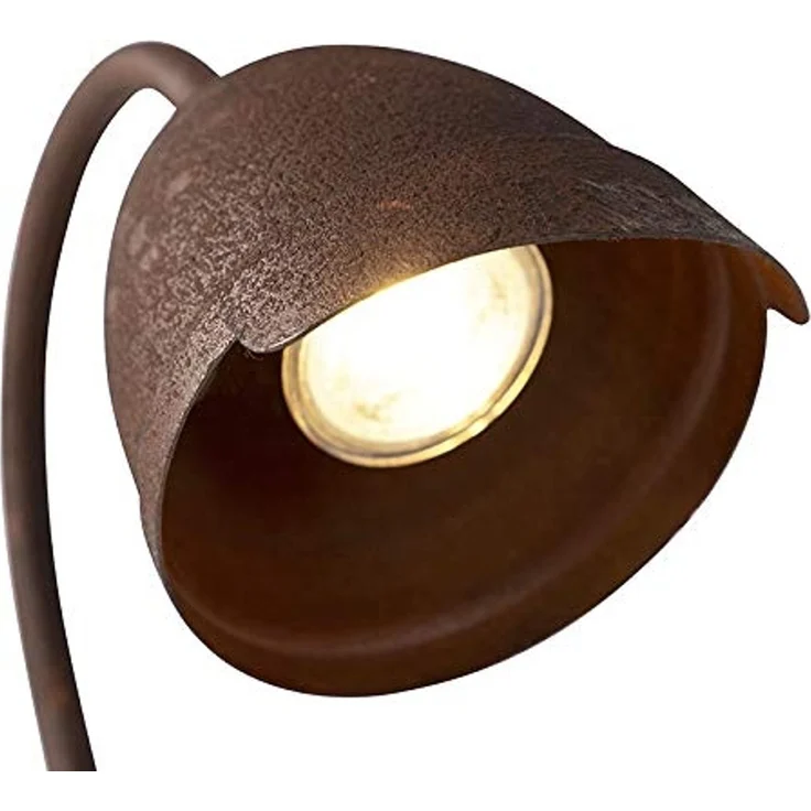 Qazqa Tischleuchte Rax, ohne Leuchtmittel, GU10, Rostbraun, Landhaus, Stahl, 1-flammig – Bild 7