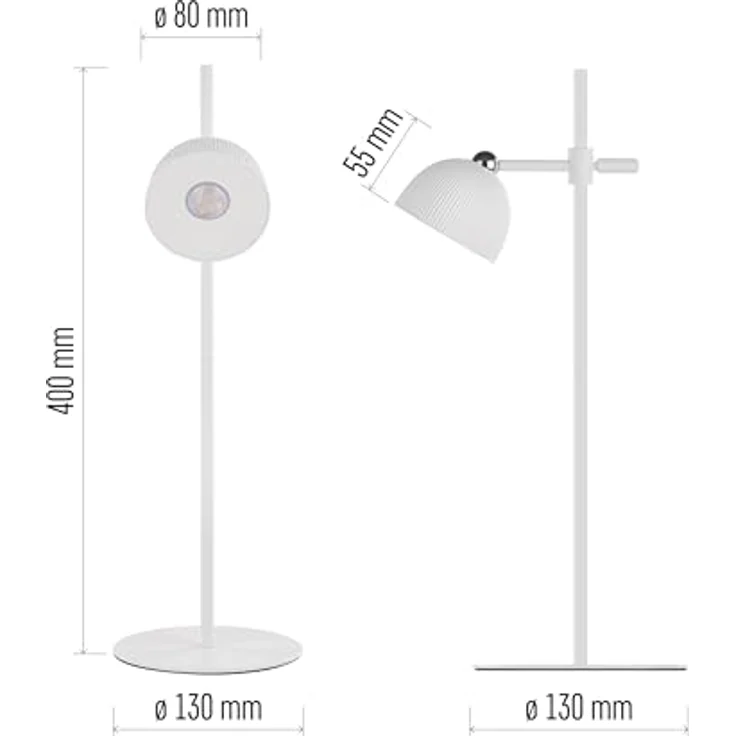 EMOS LED Akku-Tischlampe SOPHIE 4in1, 4,2W, 200lm, 1200mAh Li-Ion Akku mit 33h Leuchtdauer, dimmbar, neutralweiß, weiß, Z7635W – Bild 7
