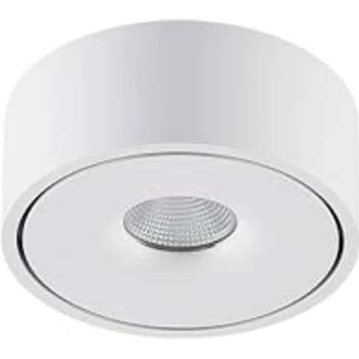 Arcchio LED Deckenleuchte Rotari, moderne 1-flammige Lampe in Weiß aus Aluminium, energiesparend für Flur und Wohnräume
