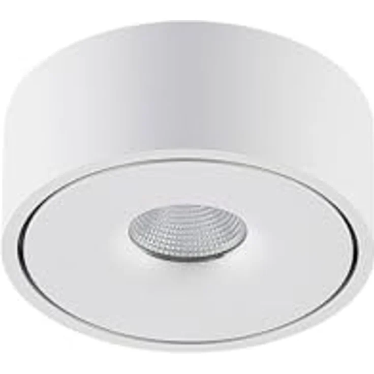 Arcchio LED Deckenleuchte Rotari, moderne 1-flammige Lampe in Weiß aus Aluminium, energiesparend für Flur und Wohnräume – Bild 1