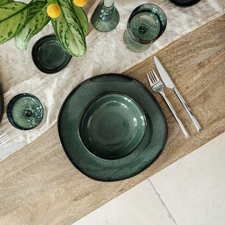 like. by Villeroy & Boch Lave vert Speiseteller ø 28 cm 6er Set – Bild 2
