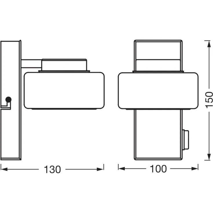 LEDVANCE Orbis Flame 5,5 W Click CCT IP44 Schwarz – Bild 6