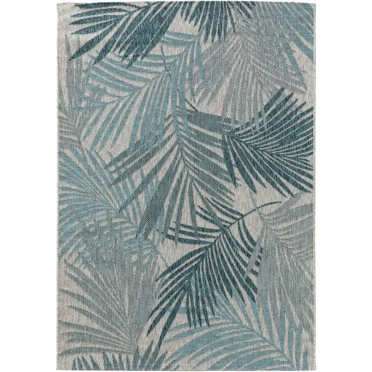 benuta Outdoorteppich Cleo, rechteckig, Höhe: 5 mm, Teppich Wohnzimmer, Schlafzimmer, Esszimmer, Flur, Kunstfaser, Cozy