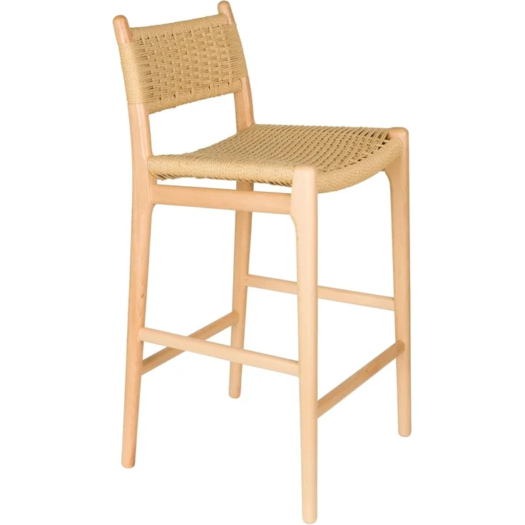 Barhocker Cecile Natural | Vintage-Design für Küche & Bar
