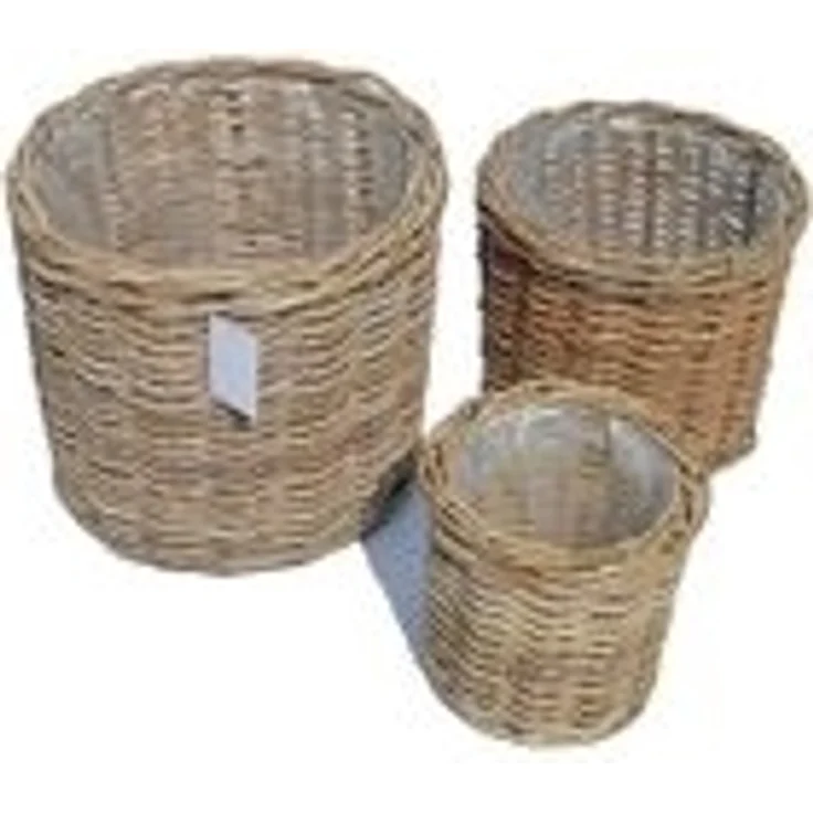 Rattan Korb Siena 2 er Set Klein – Bild 20