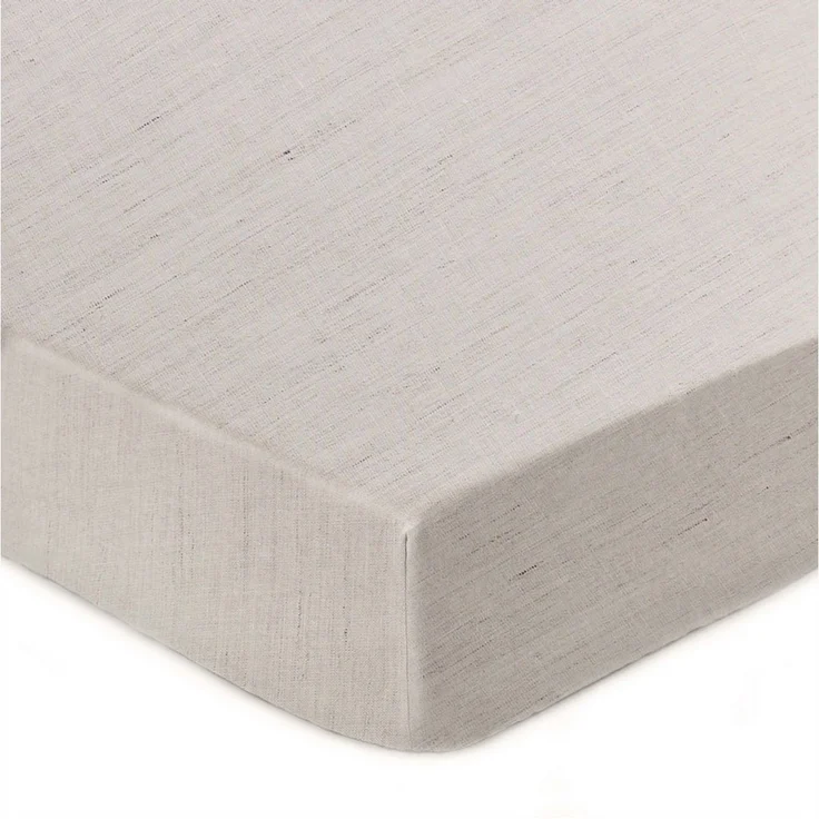 Urbanara Spannbettlaken Spannbetttuch Toulon I 100% Leinen, Leinen, Gummizug: Ja, (1 Stück), Bettlaken aus 100% Leinen - Made in Portugal – Bild 1