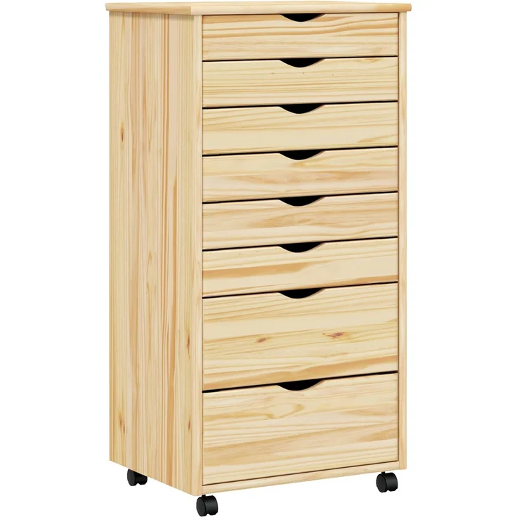 vidaXL Rollcontainer mit Schubladen MOSS 53 x 39 x 103 cm 42032403 – Bild 2