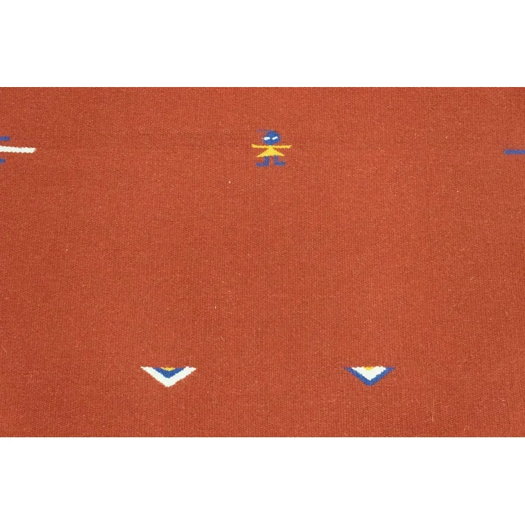 Kelim Teppich - Trendy 180x120 cm - rot – Bild 2
