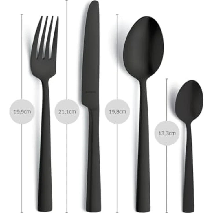 Amefa VENTURA Besteckset 24-teilig PVD schwarz mattiert – Bild 5
