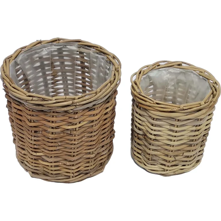 Rattan Korb Siena 2 er Set Klein – Bild 2