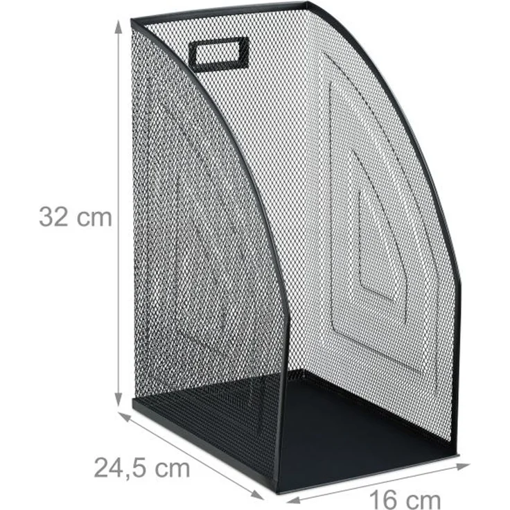 Relaxdays Stehsammler Metall, 32 x 24,5 x 16 cm – Bild 4