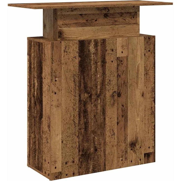 vidaXL Empfangstheke Altholz-Optik 100x40x104 cm Holzwerkstoff 859058 – Bild 6