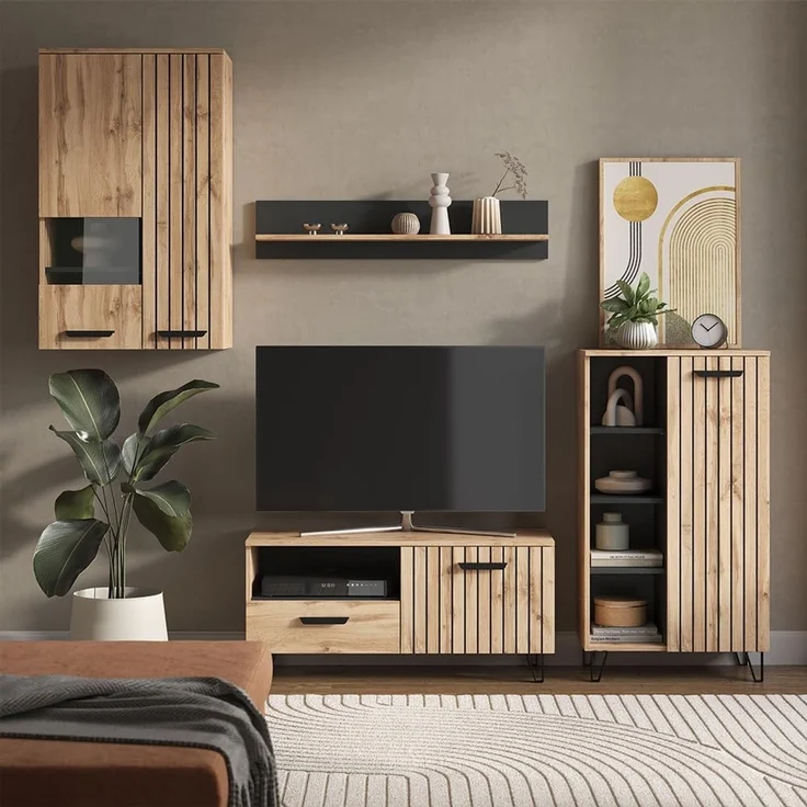 Couchtisch Amber Eiche Wotan 90 x 50 cm Vicco – Bild 7